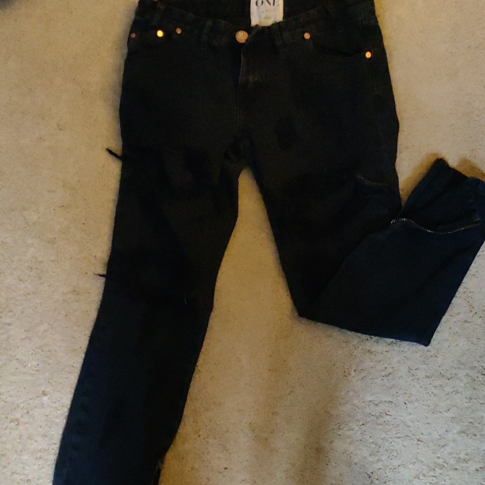 Black jeans.